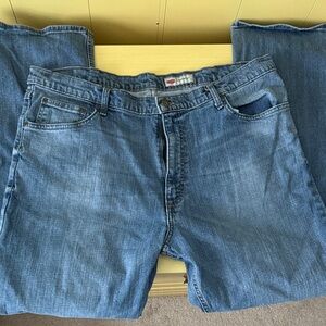 Wrangler Men's Straight Fit Denim Jeans -  Blue